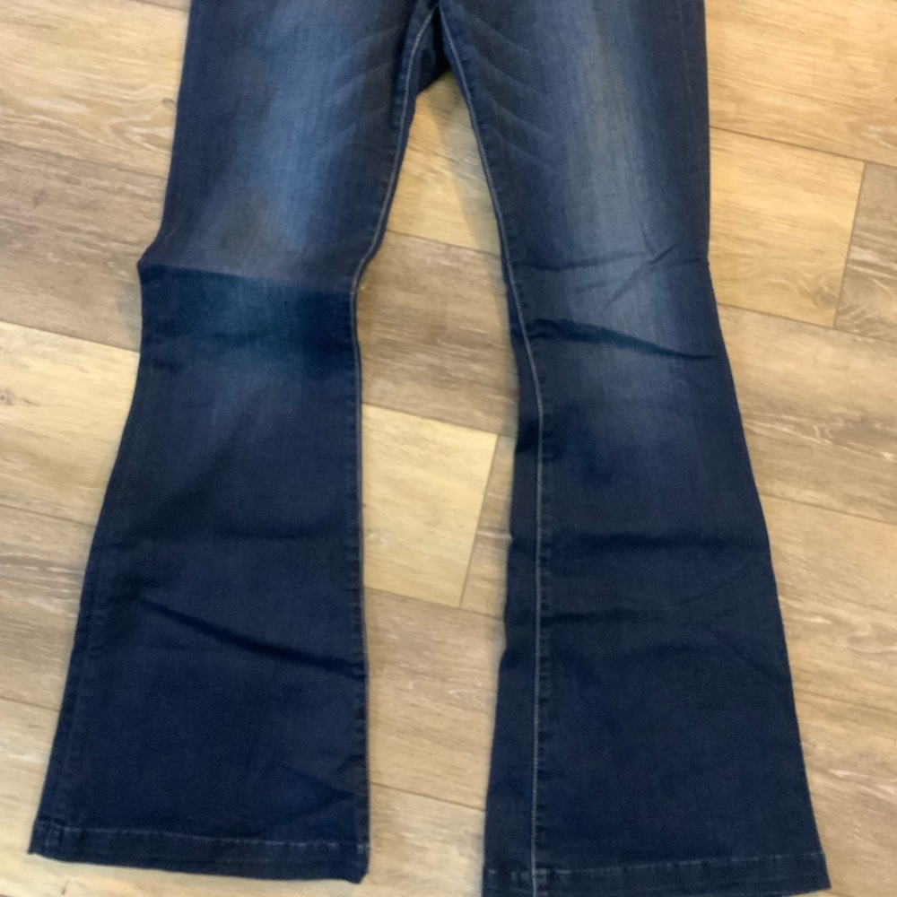 Flying Monkey Deep Indigo Flare Jeans. Size 27 - Picture 2 of 5